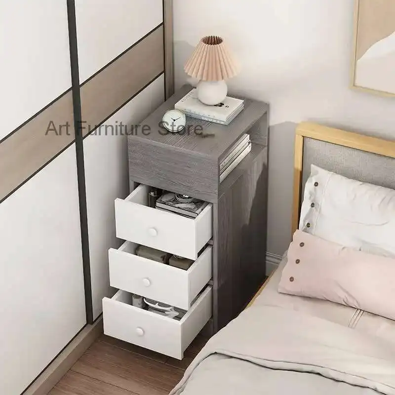 Multifunction Cheap Nightstand Drawers Rustic Cofee Bedside Table Modern Design Novelty Furniture Mesinha De Cabeceira Furniture