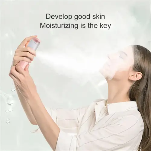 USB 충전식 휴대용 USB 공기 가습기 30ml, 핸드 헬드 워터 나노 스프레이 에센셜 밀크 오일 디퓨저 페이스 케어 스팀미터 3