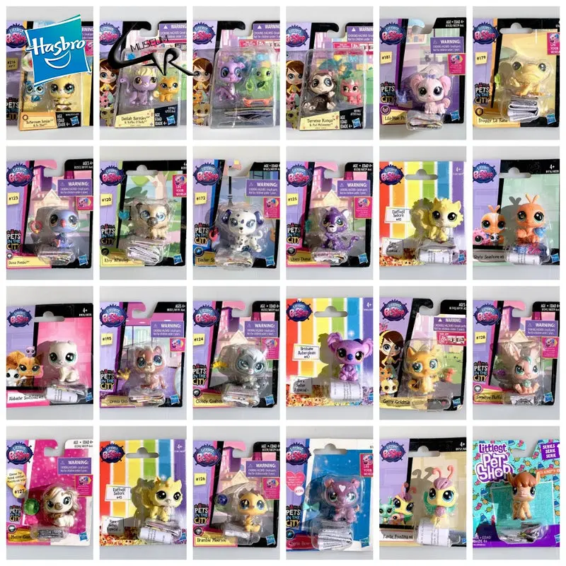 Y Lps Cat Rare Littlest Pet Shop Toys Mini Stand Capelli Corti Kitten Figures Collection Original Bobble Head Toys