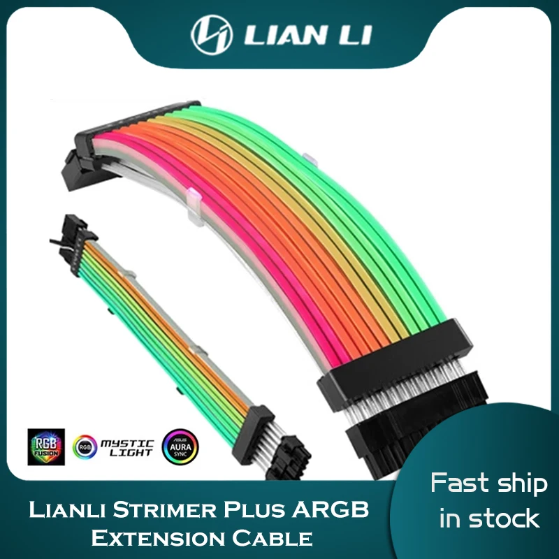 Netzteil netzteil Verlängerung Kabel Address RGB ATX 24Pin PCIe GPU Dual  Triple 8-Pin 6 + 2Pin Grafiken karte Verlängerung Kabel - AliExpress