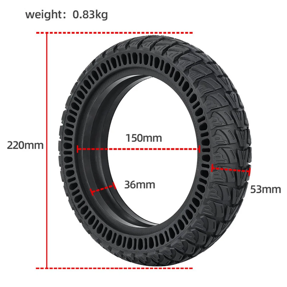 

Off-road Solid Tyre Black Electric Scooter Explosion-proof For -Xiaomi M365 Rubber E-Scooter Replacement Parts