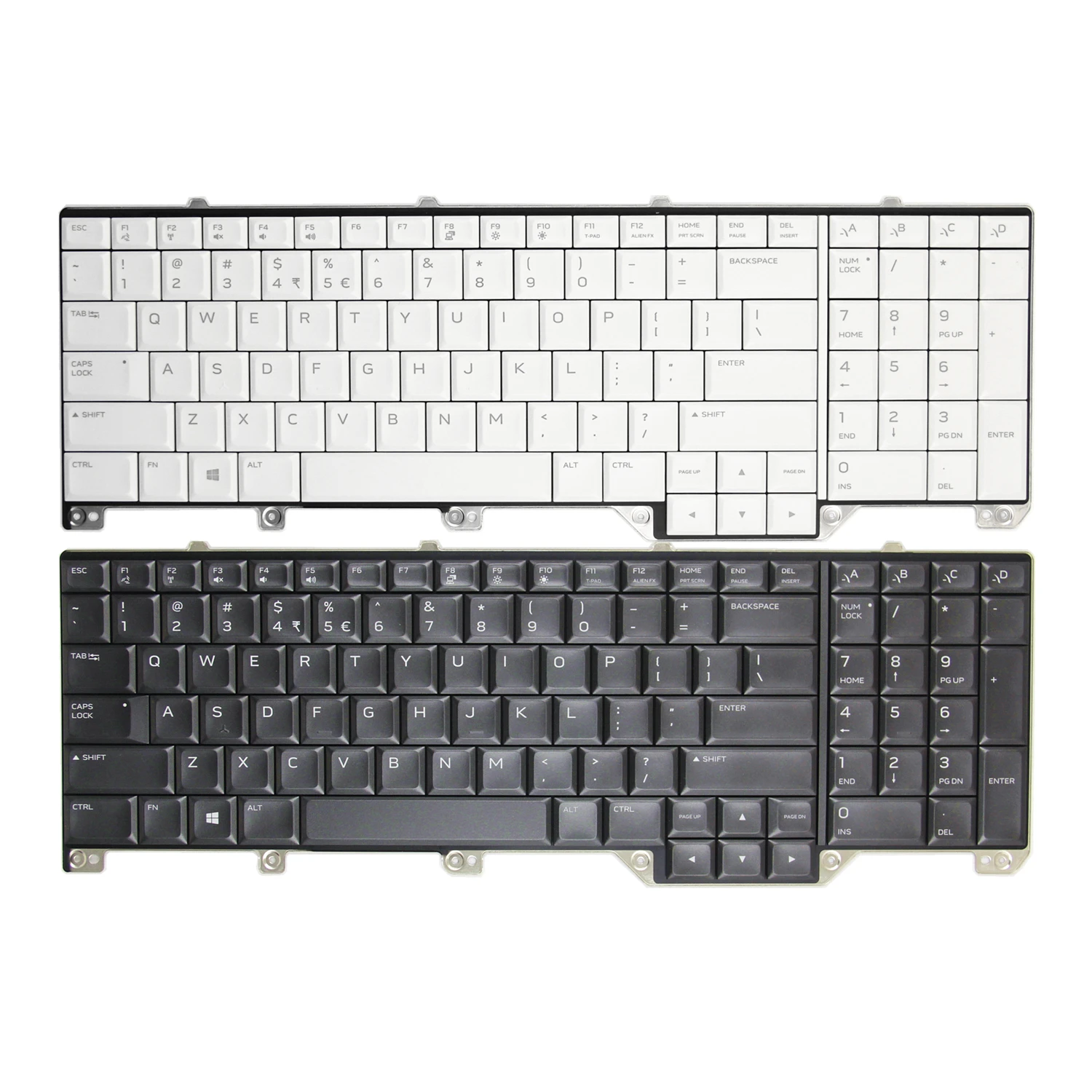 Novos Eua para Dell Alienware Area51m A51m Alienware17 r5 P38e Inglês Rgb Retroiluminado Teclado do Portátil 0wyfcv 0fnf7f Nsk-eybbc 100