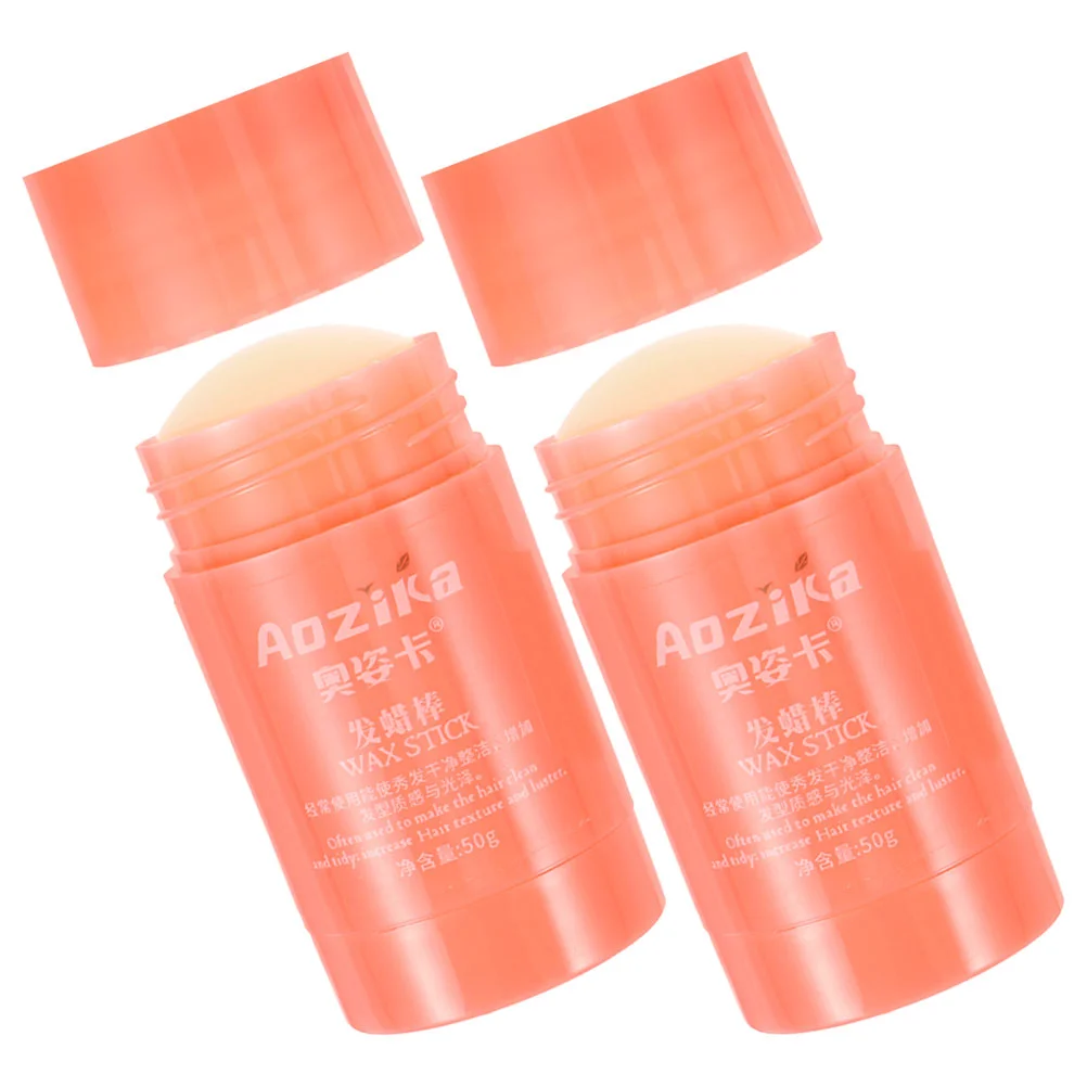 2pcs Hair Wax Stick Hair Wax Stick Styling Care Accessory Gel Smoothing For W