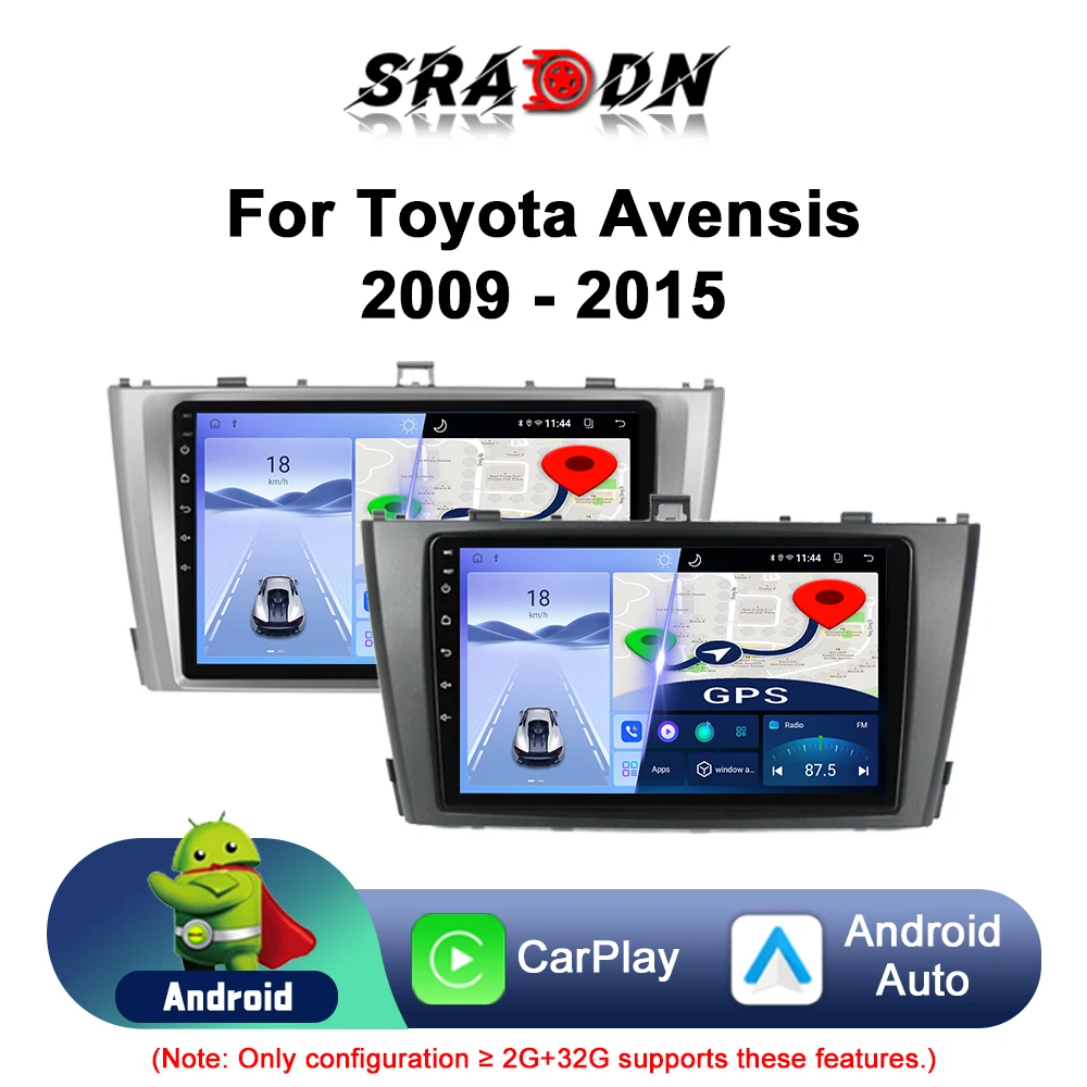 

Для Toyota Avensis T27 2009 2010 2011 2012 2013 2014 2015 Автомобильный радиоприемник Android Автомобильный мультимедийный плеер GPS-навигация Carplay Сенсорный экран Авто стерео