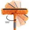 Solar Panel Cleaning 16FT Aluminum Pole Water Fed Brush with Swivel Squeegee Washer for Window Cleaning (4.8M) 5