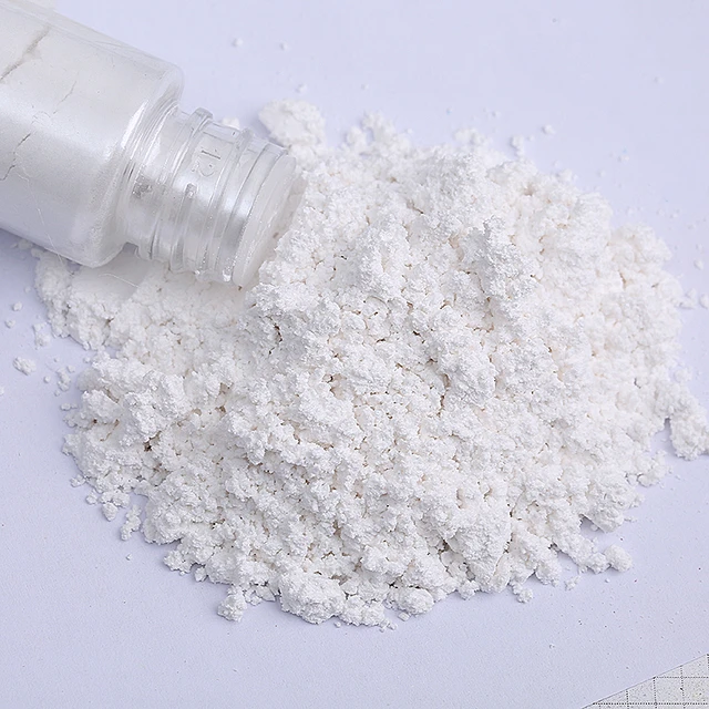 Ultra-Fine 1000Mesh Super White Mica Pearl Powder Nail Glitter Mica Powder  DIY Eyeshadow Soap Dye Pigment Car Paint Toner