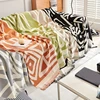 Boho Style Chenille Sofa Towel with Tassels, Double-side, for Living Room Camping Picnic Large Blanket Leisure Relax Beach Towel 5