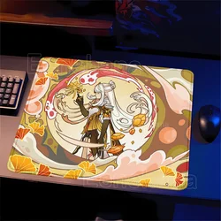 Enhanced Product Title:  
Premium Genshin Impact Themed Small Mouse Pad - Anti - Slip Rubber with Lock Edge - 180x220x2mm (Genshin Impact8)