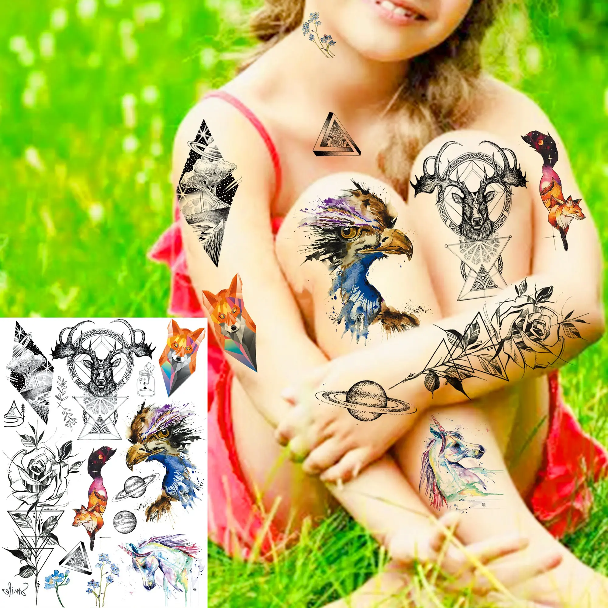Tatuaggi Temporanei Pasqua Per Bambini – HOWAF, 12 Fogli Con Coniglietti, Pulcini, Uova, Luminescenti