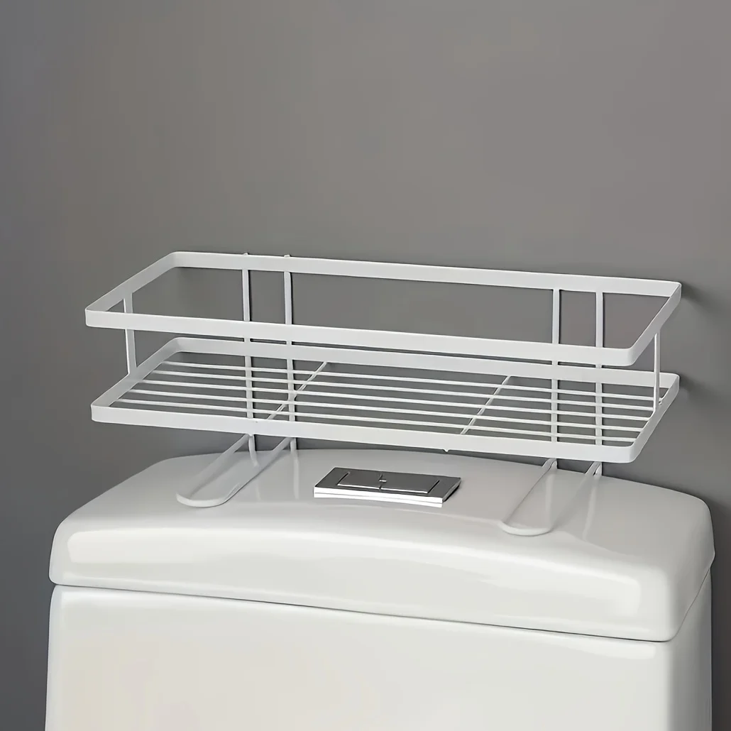 Non Perforated Toilet Storage Rack, Bathroom Miscellaneous Storage Rack, Bathroom Multifunctional Storage Rack, Artifact 4
