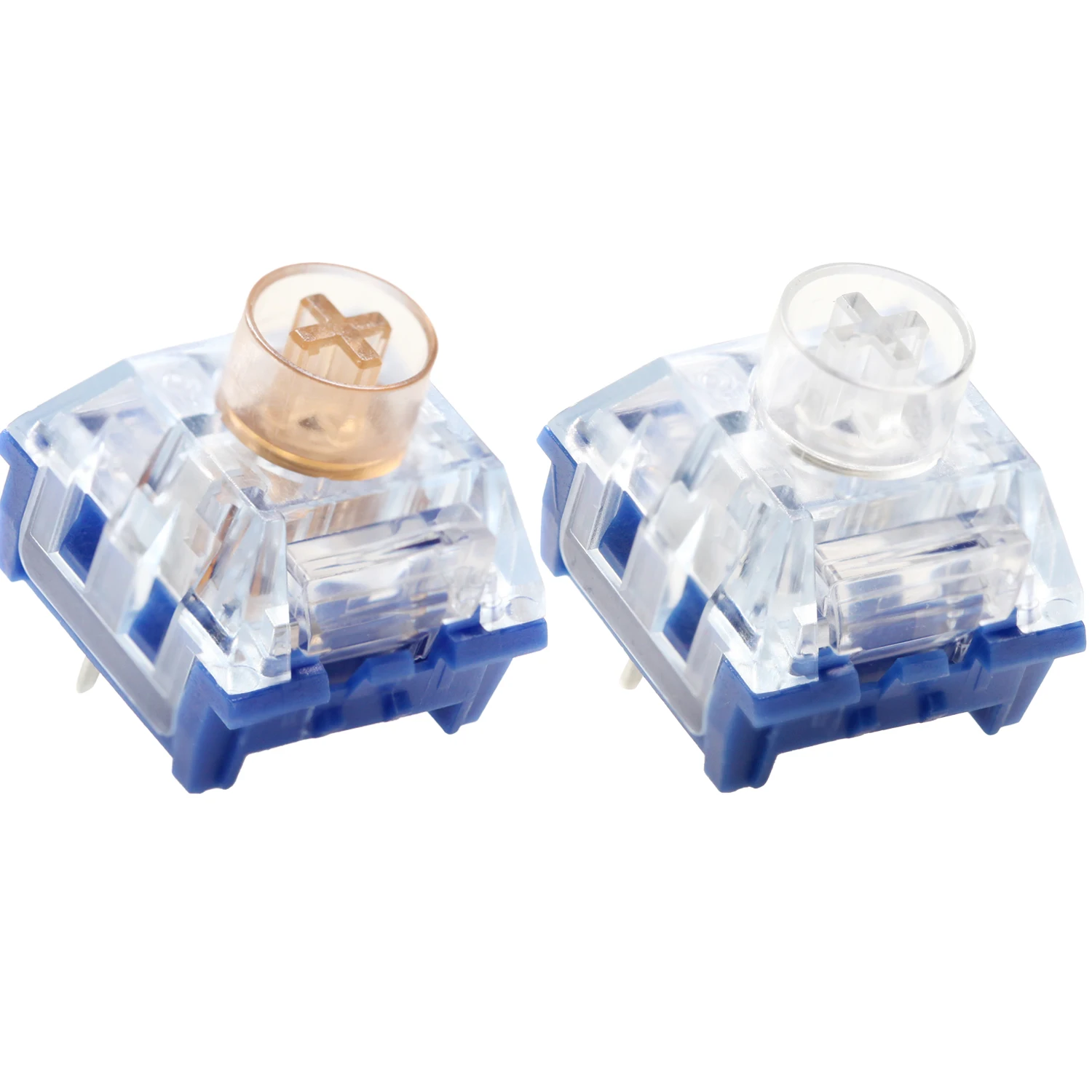 Kailh-silent Whale Islet Box v2 Switch Rgb Smd Tátil Linear 45g 60g Switches para Teclado Mecânico mx Stem 5pin 100m Azul