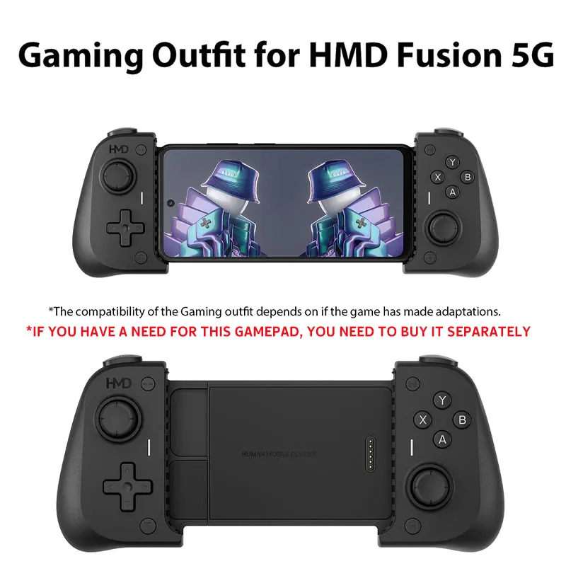 New Global Version HMD Fusion 5G 8GB 256GB Smartphone 6.56 inch HD+108MP Camera NFC 5000 mAh 33W Charging support Gamepads 3