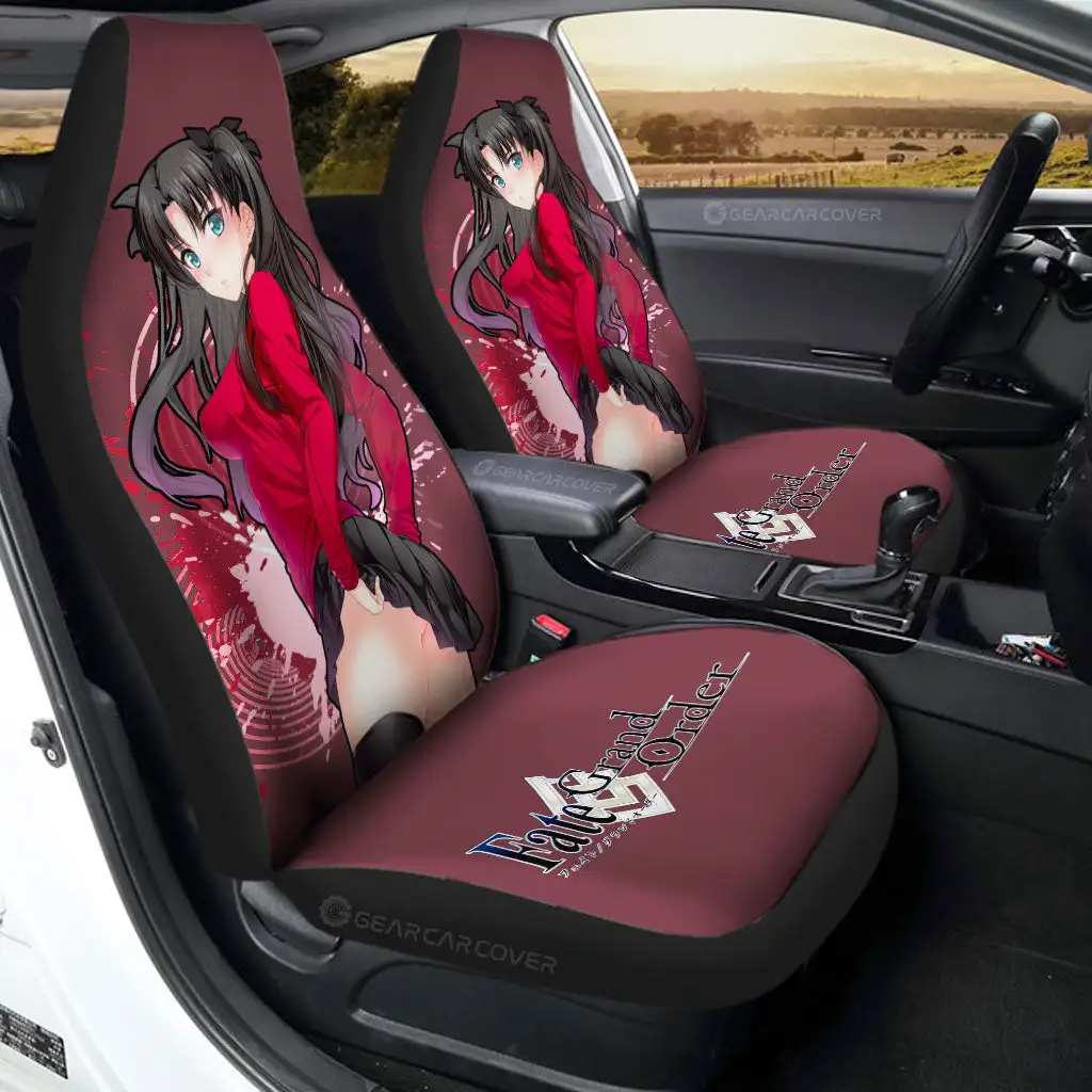 Anime Waifu Girl Rin Tohsaka Car Seat Covers Fate/grand Order Anime Car  Accessories, Universal Front Seat Protective Cover - Automobiles Seat Covers  - AliExpress
