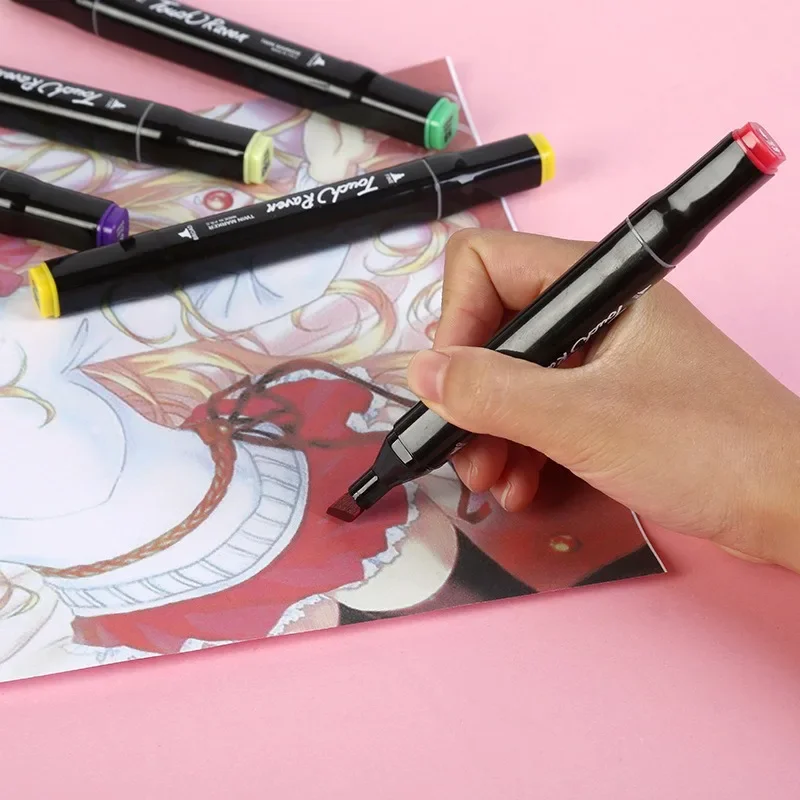 12/24/30/36color marker pen set touch color children's 12/24/30/36 color oil-based dual head watercolor pen washable watercolor pen watercolor pen highlighter markers