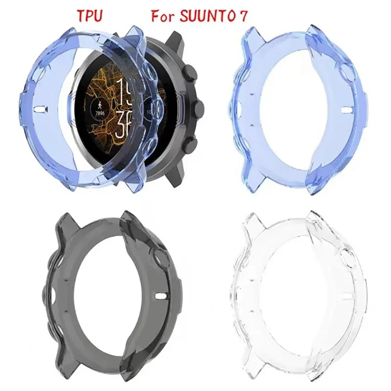 Protector Clear Cases For Suunto 7 TPU Watch Case Cover Smart Bracelet Protective Frame Shell Accessories