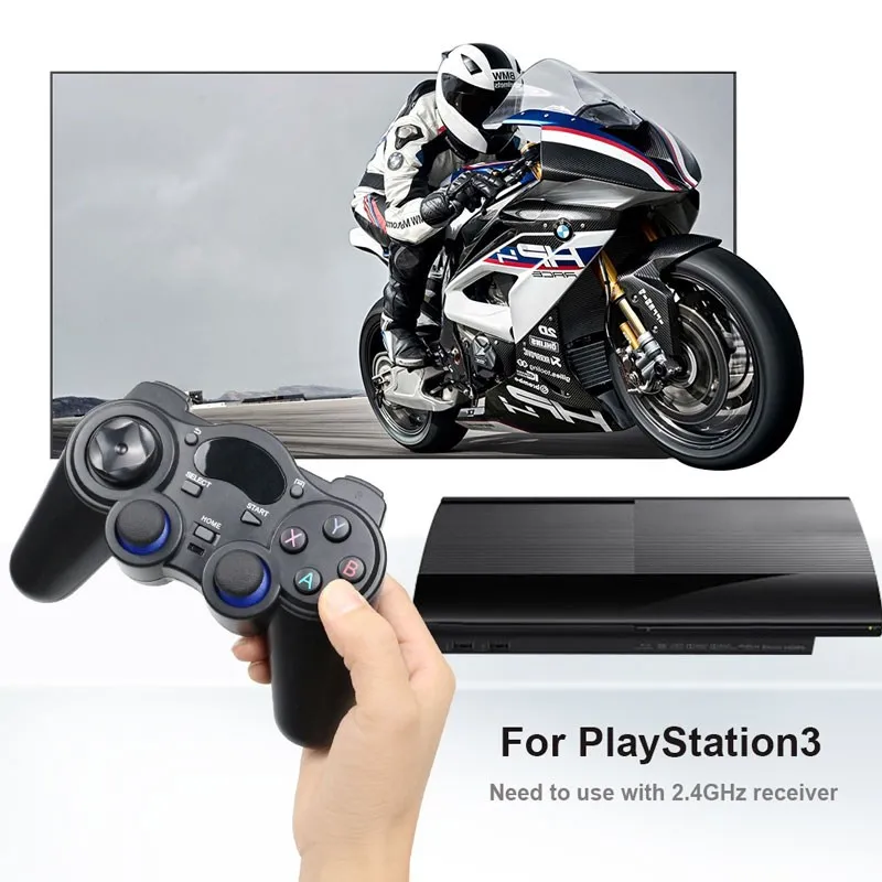 2.4G USB Wireless Android Game Controller Joystick Joypad with OTG Converter For PS3/Smart Phone For Tablet PC Smart TV Box