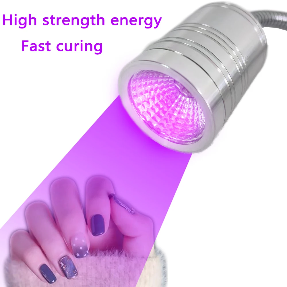 High power 10W UV Curing Lamp Nail And Eyelash Glue Shadow Free Adhesive Ink Glass Acrylic Cured Mobile Phone Maintenance Curing