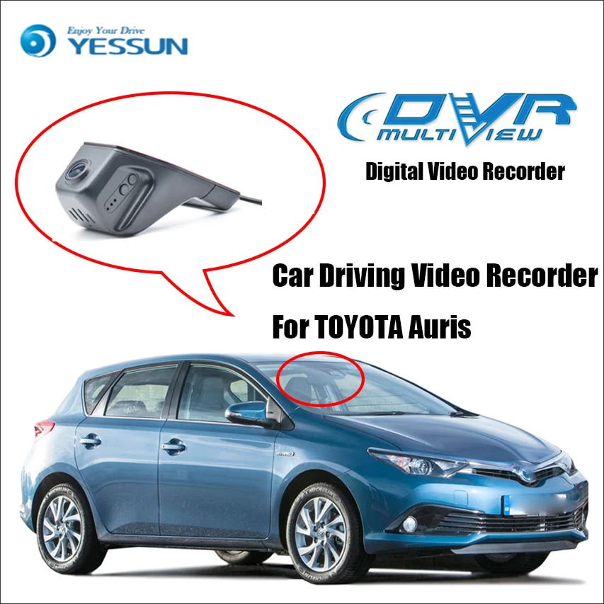 

YESSUN Car DVR Digital Video Recorder For TOYOTA Auris - Front Camera Dash - HD 1080P Not Reverse Parking Camera