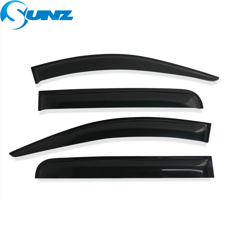 Door Visor For Mitsubishi Triton MQ MR L200 2015 Side Window Deflectors Sun Rain Guard SUNZ car window visor,car window deflectors