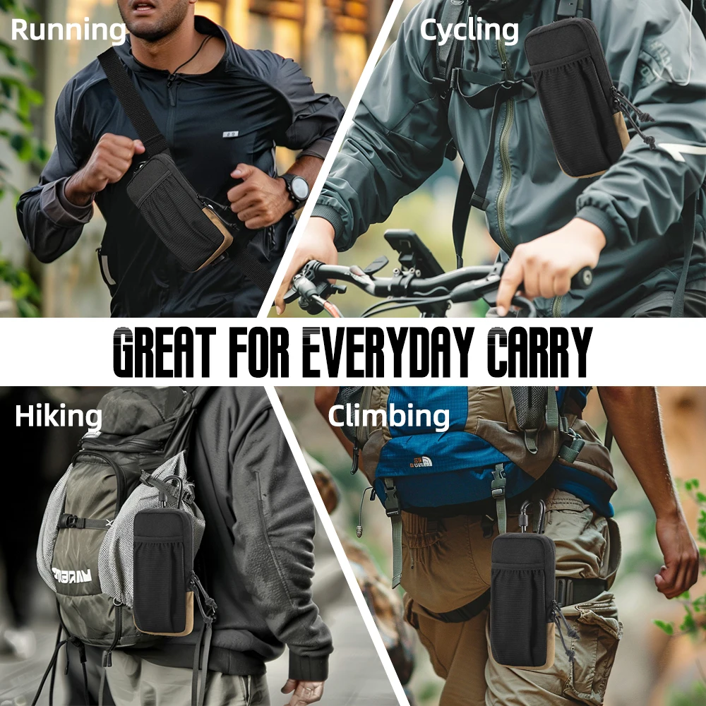 Versatile Molle Phone Belt Pouch - Durable and Convenient Cell Phone Holder