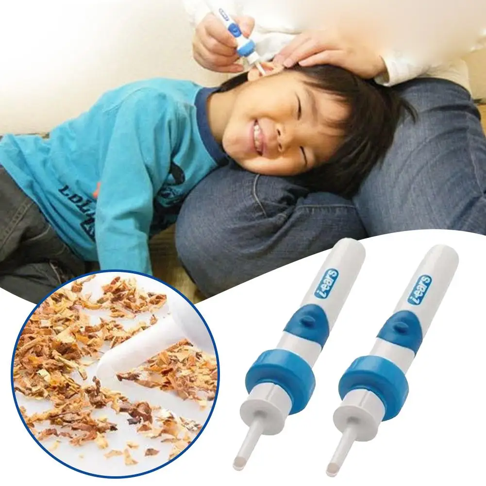 Description Picture 3 of itemElectric Ear Wax Removal Kit Ear Cleaner Portable Automatic Electric Vacuum Ear Wax Earwax Remover Ear-Pick Clean Tools Set