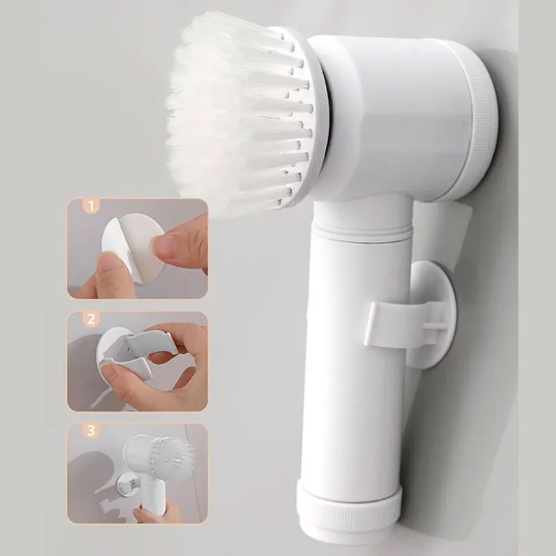 Cordless Battery Power Scrubber Multi-Purpose Scrub Water Resistant  Lightweight Ergonomic Grip Electric Cleaning Brush FUT002 - AliExpress