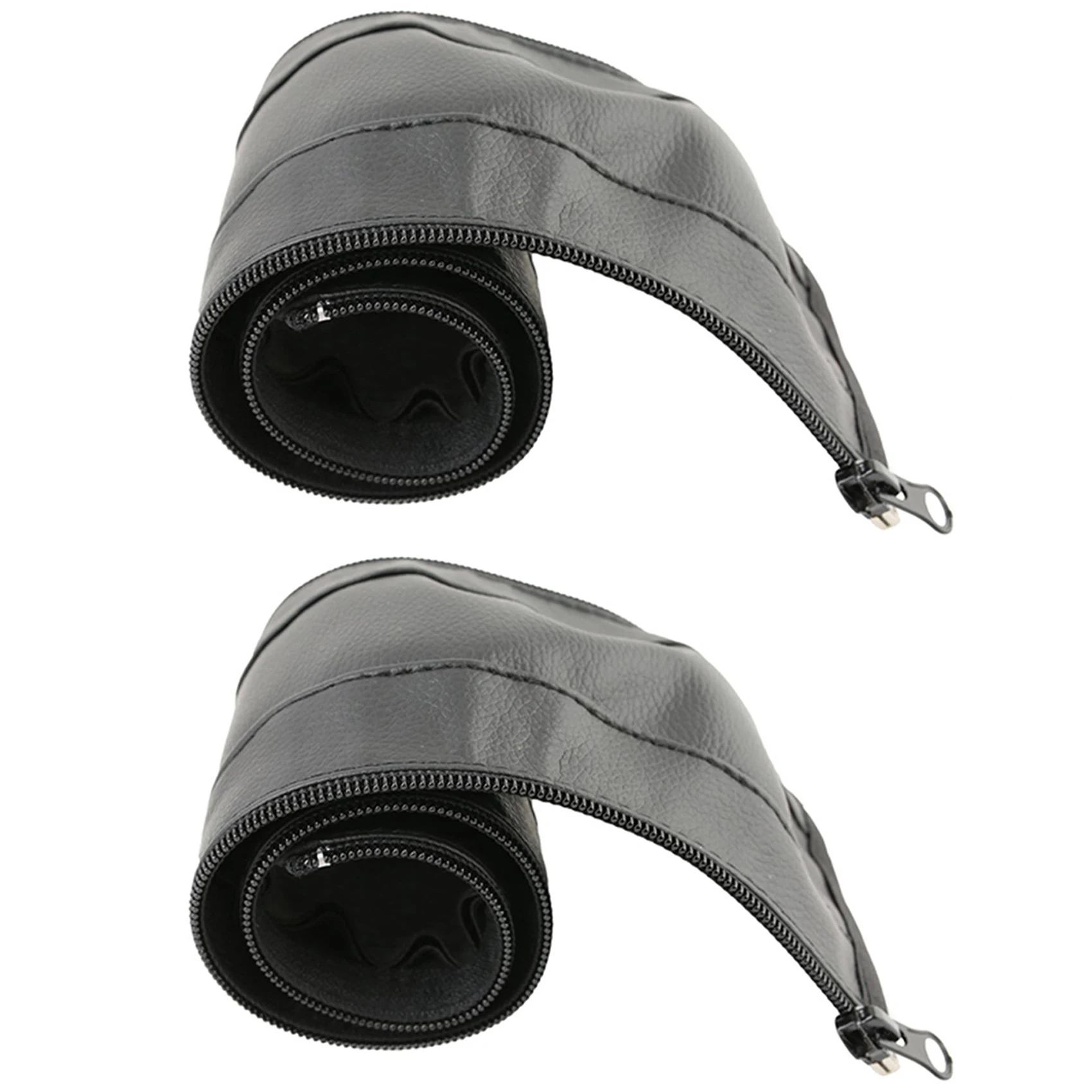 أغطية مقبض جلدي لعربة الأطفال، مسند ذراع العربة، ح...