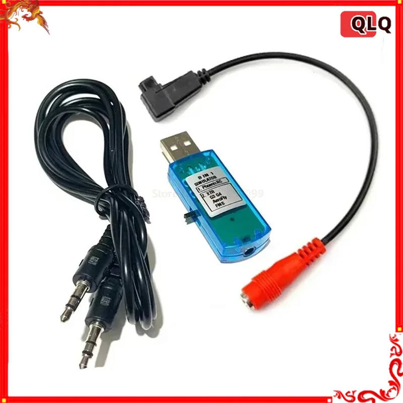 Simulateur de Vol USB 8 en 1 pour PC - Hélicoptère & Avion RC