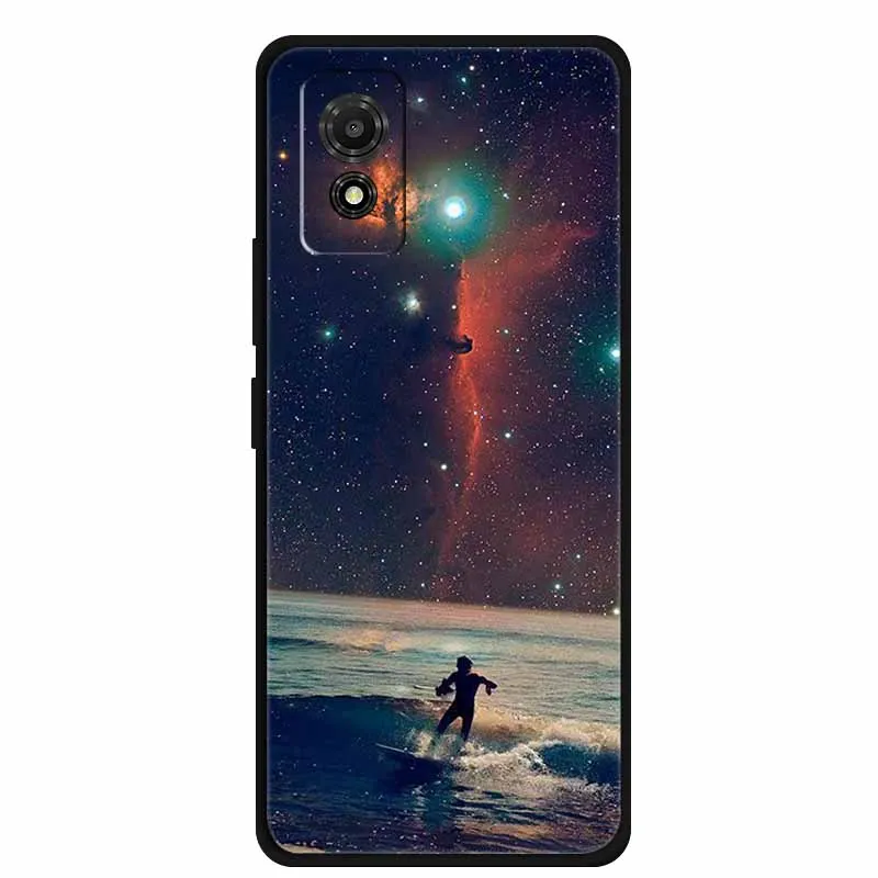 Artistic Cat Silicone Protective Phone Case - Stylish & Durable Bumper Protector