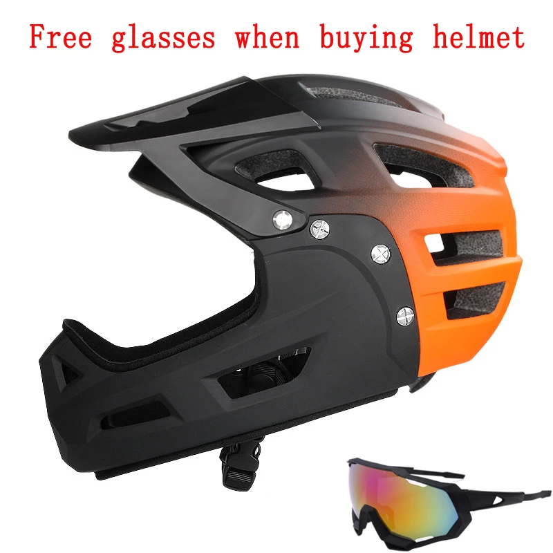 MTBFullFaceHelmetAdultDHDownhillBikeMotocrossOffRoadSafety