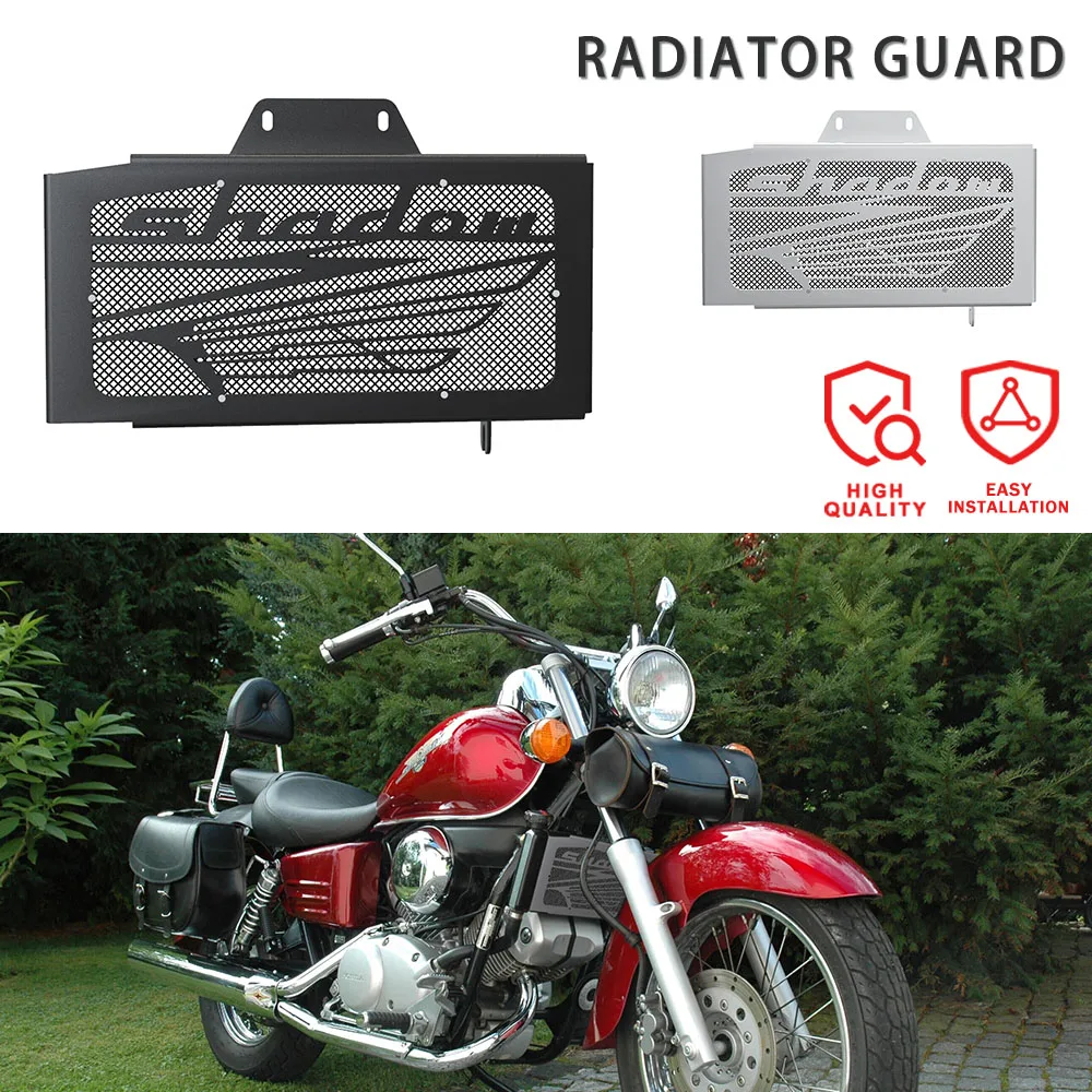 

Motorcycle Oil Cooler Guards Shadow 125 Radiator Grille Guard Cover Protector For Honda VT 125 shadow 1999-2007 2006 2005 2004