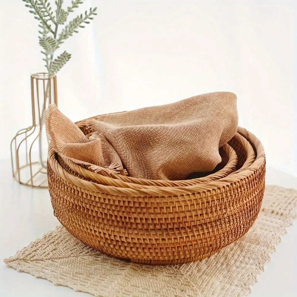 Handwoven Wicker Storage Baskets 3