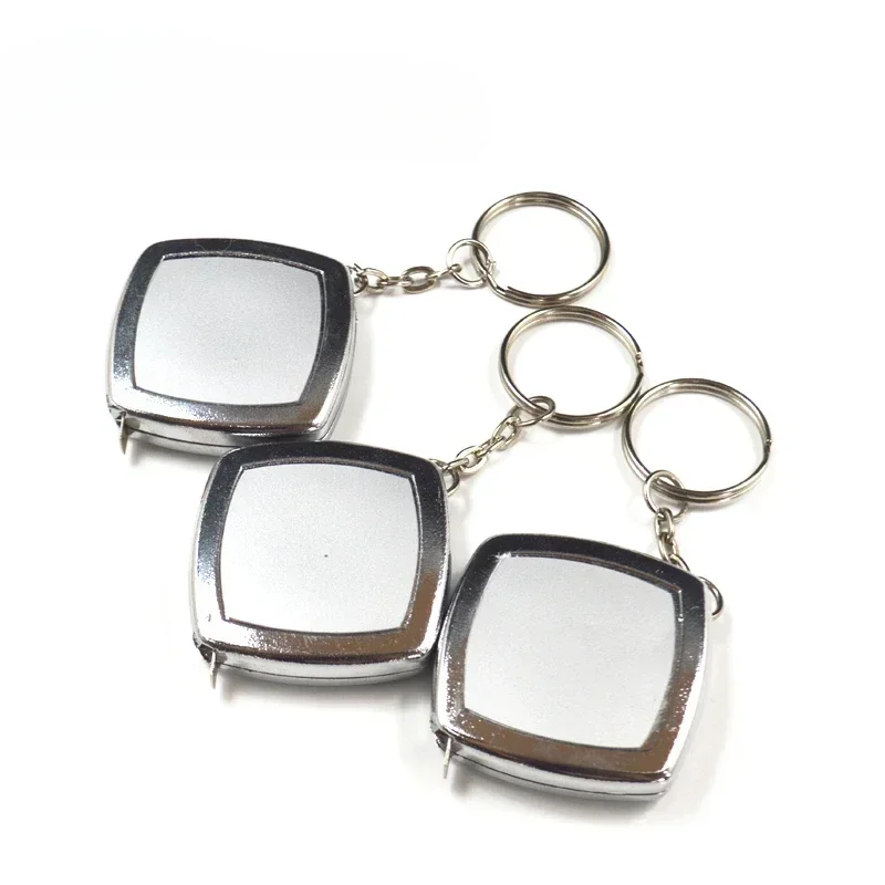 1pcs 2m Mini Tape Cute Steel Retractable Tape Measure Keychain Portable Measuring Hand Tool