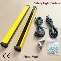 เซ็นเซอร์ม่านแสงนิรภัย 12/14/16/18/20/22/24..38 ลำแสง ความละเอียด 10/20/40 มม. แบบอินฟราเรด อุปกรณ์ป้องกันอุตสาหกรรม 2