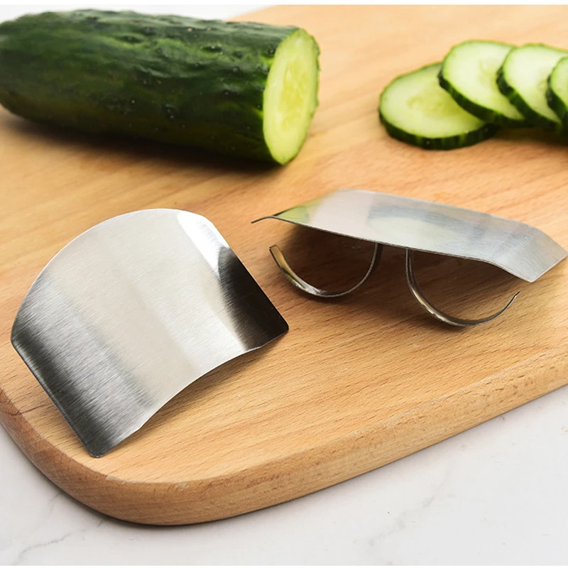 Stainless Steel Vegetable Cutting Hand Guard Finger Guard Finger Anti Cutting Protector Kitchen Tools
