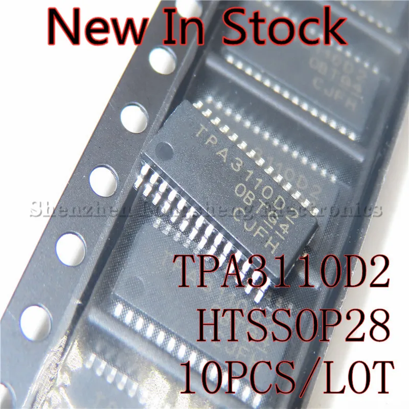 5 Circuits Intégrés TPA3110D2 SSOP-28 - Amplificateur Audio Classe D - Pour Projets électroniques