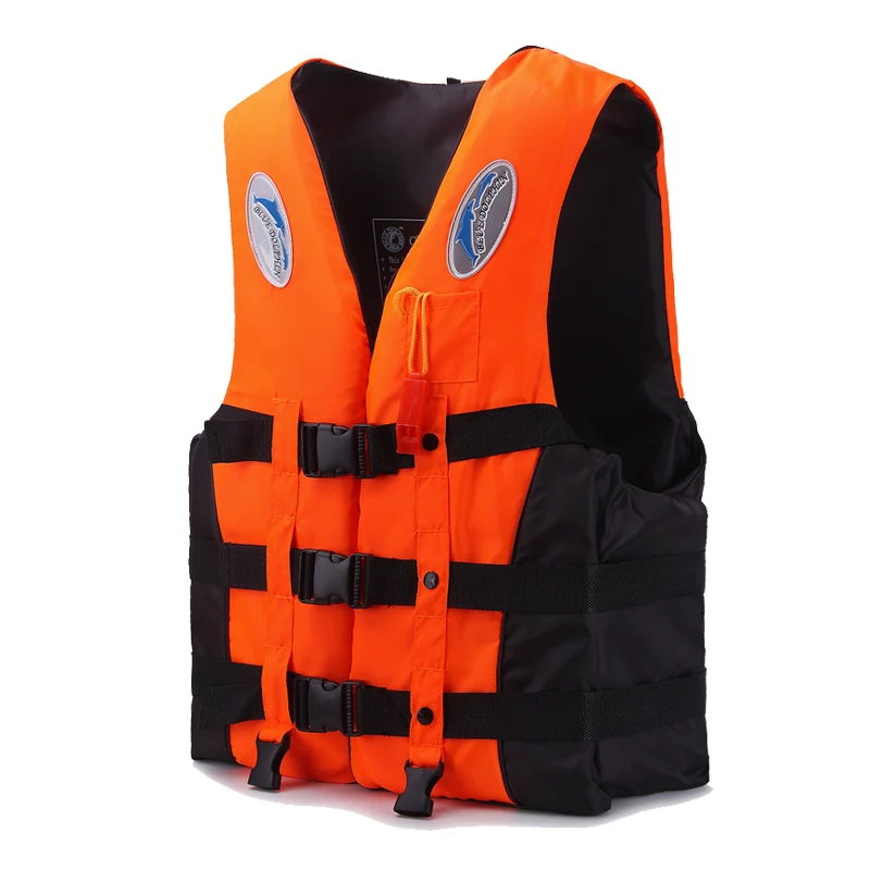 CE Certificated Professional thickened life jacket adult marine fishing  vest children portable large buoyancy rescue vest