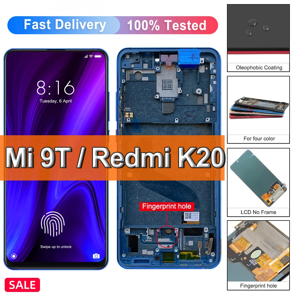 LCD Display Bildschirm Touchsereen für NEW 9T / 9T Pro Redmi K20 / K20 Pro