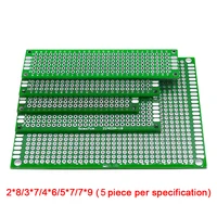 25Pcs White PCB Prototype Board Circuit Protoboard Universal Stripboard Prototyping 2X8 3X7 4X6 5X7 7X9cm 5Pcs Each Mixed - Image 2