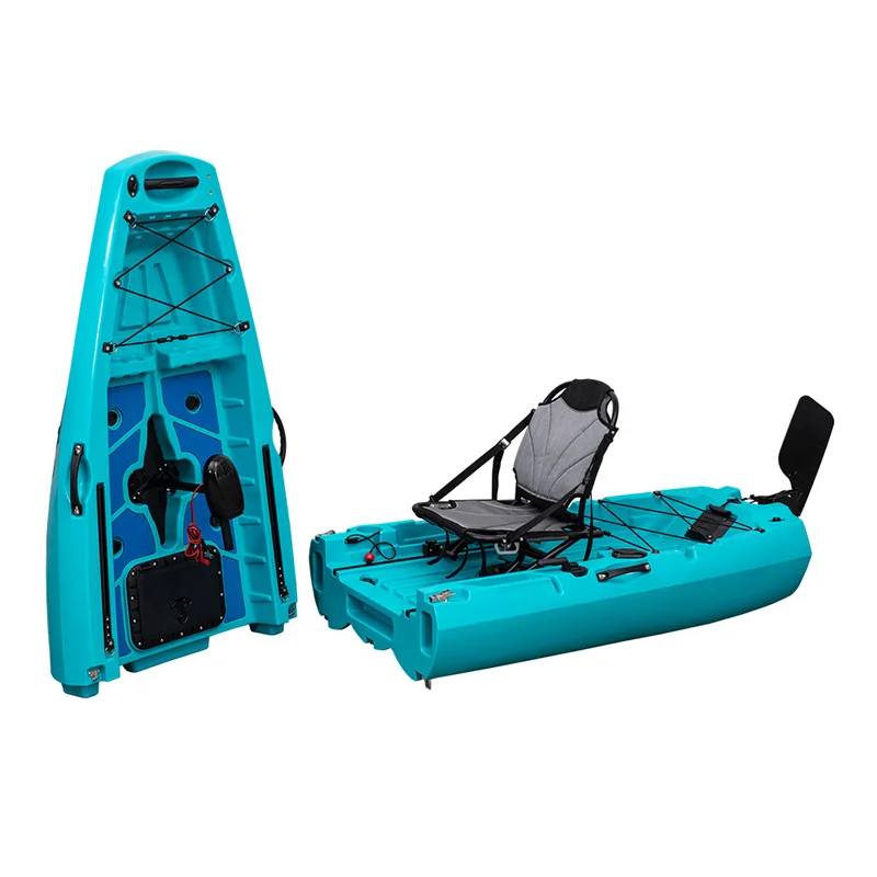Pedals Detachable Foldable kayak with Electric Motor New Designed A06024 1 Person Modular Fishing Kayak