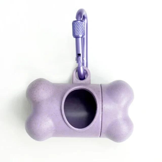 Pet Dog Poop Bag Bone Shape Dispenser Waste Garbage Carrier Holder Dispensers Poop Bag Dogs Trash Cleaning Tool Dog Pet Products 4