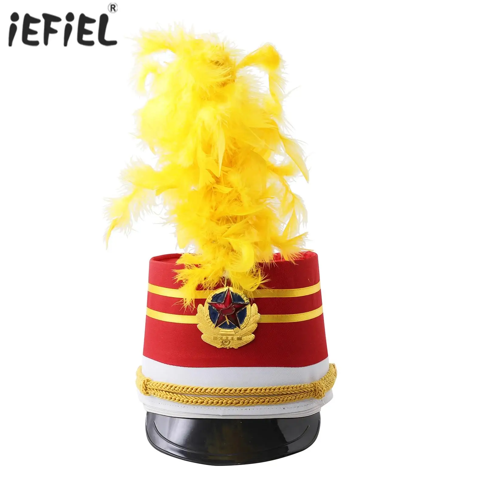 Children Drum Band Hat Stage Performance Cosplay Cap Halloween Party Circus Accessories women cosplay hat