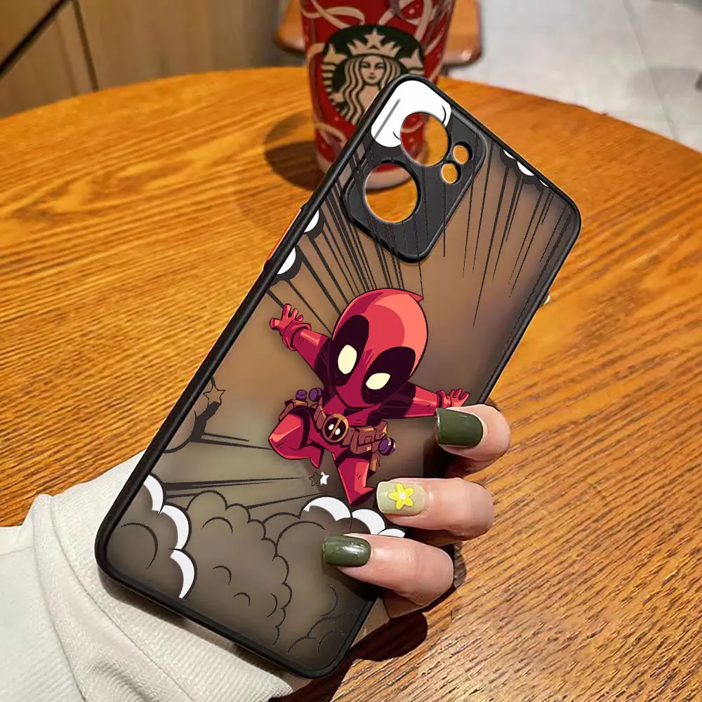 thumbnail image 1 of Funda de teléfono mate para OPPO RENO 8 8T 7Z 7 6Z 6 5 4 3 PRO PLUS 4G 5G Funda Capa Shell Marvel dibujos animados héroe Spider-Man Lron Man, 1 of 5