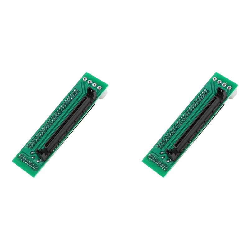 

Адаптер для жесткого диска компьютера 2X SCSI SCA с 80 PIN на 50 PIN для всех U320/U160/LVD/SE