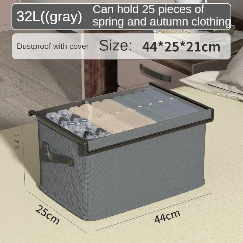 Grey lid 44x25x20
