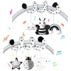 New Cartoon Cute Animal Baby Bed Around Toys With Bed-bell Black And White Bees Bed Around Baby Toys Decorative Accessories 1