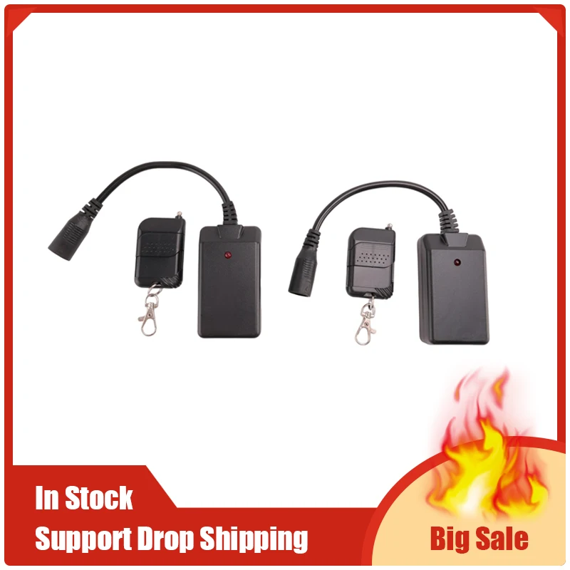 

2 Pcs AC 90-240V 3 Pins XLR Remote Control Receiver Equipment Controller Receptor 400W 500W 900W 1500W Smoke Fog Machine