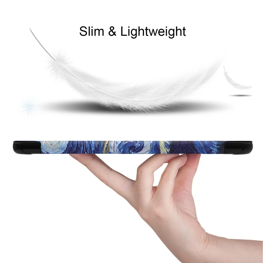 Elegant Tri-fold PU Leather Tablet Case