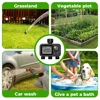 2025th Newest Eshico HCT-M08 3-Outlet Water Timer Automatic/ Manual/ Rain Delay Sprinkler 3P Watering System 3 Zone Garden Tool 5