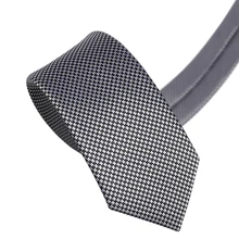 

Luxury Houndstooth Tie For Men Fashion Formal Wedding Business Skinny Ties High Quality 5 CM Slim Silver Necktie Men's Gift